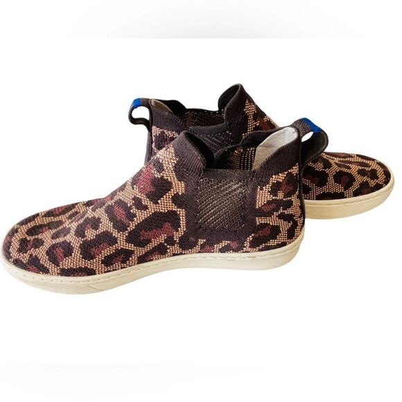 ROTHY'S Chelsea Wildcat Leopard Print Slip on Ankle Bootie Size 7.5 - Picture 3 of 8